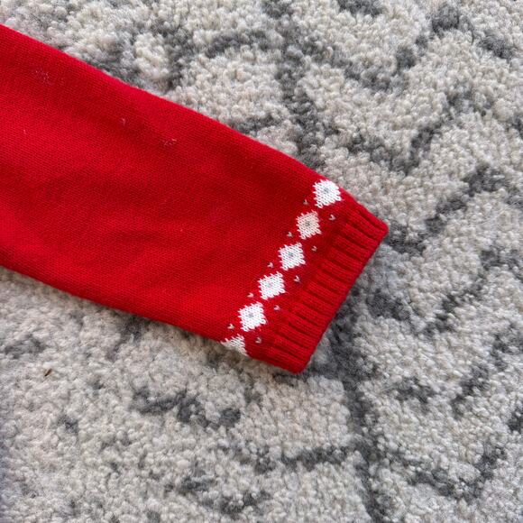 Janie + Jack Holiday Sweater Cardigan 12-18m - Picture 3 of 7